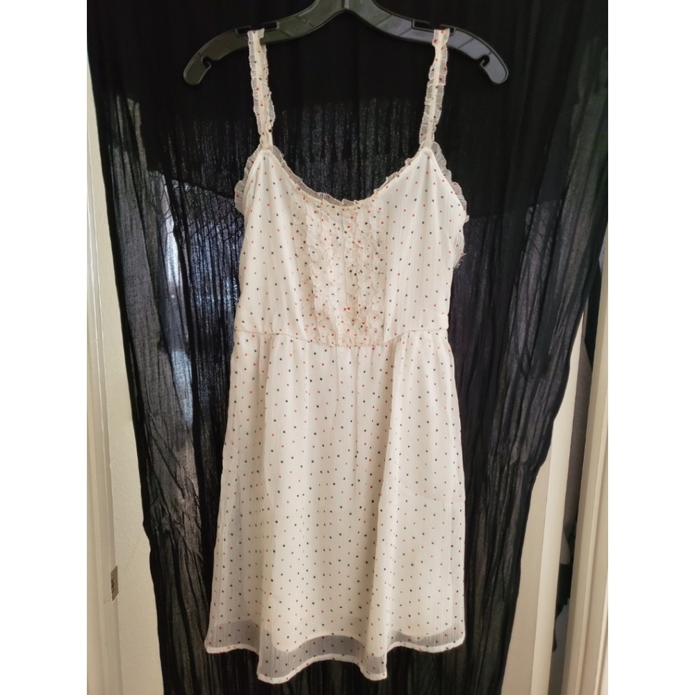 Zara White Polka Dot Dress